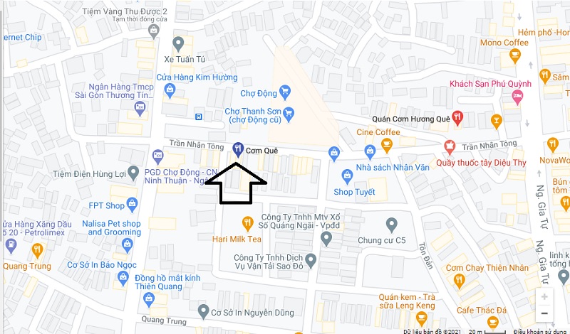 địa điểm quán ăn cơm quê phan rang